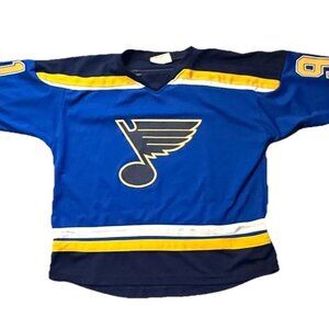 Vintage St Louis Blues Y2K #91 NHL Youth Jersey Rare XL SHIPS FAST TARASENKO
